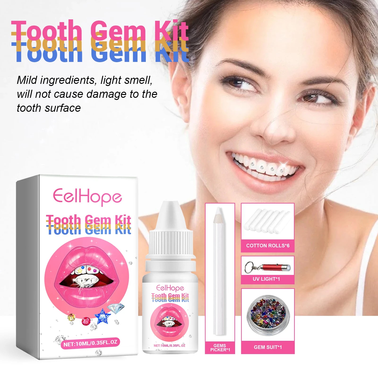 Professional DIY Tooth Gem Jewelry Decoration Kit - 3