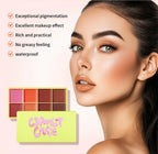 8-Color Cream Blush and Contouring Makeup Palette