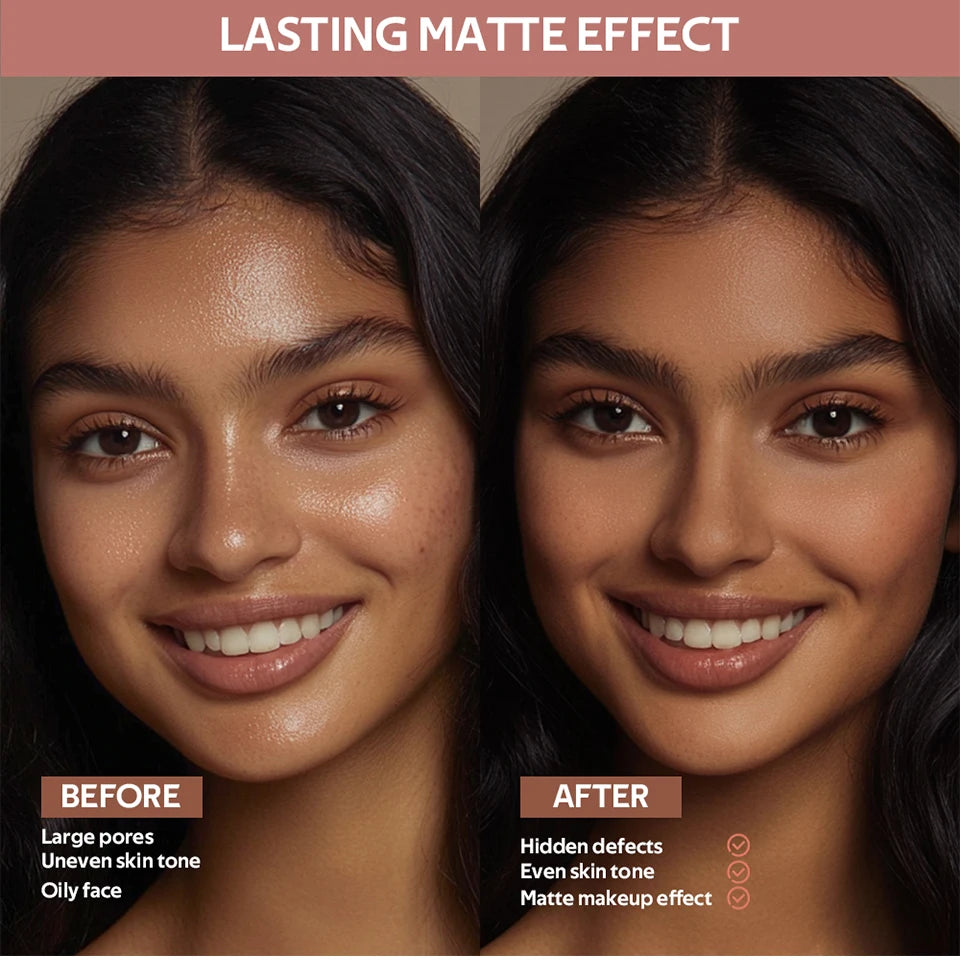 Matte Bronzer Powder for Long-Lasting Smooth Face Makeup - 10