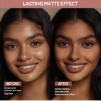 Matte Bronzer Powder for Long-Lasting Smooth Face Makeup