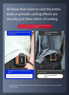 Portable Waist Clip Cooling Fan with Power Bank
