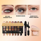 3-Piece Eye Makeup Set with Corrector, Eyeshadow and Mascara