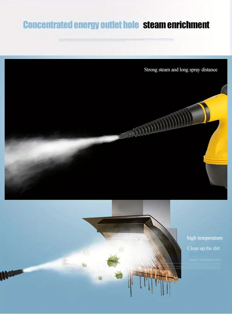 Handheld High-Pressure Steam Cleaner for Deep Home Cleaning - 11