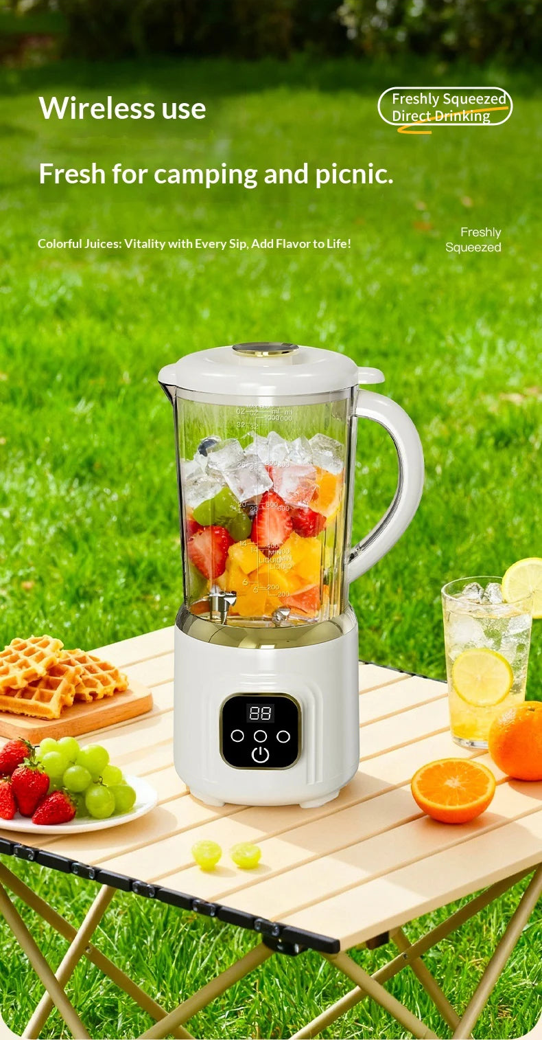 Portable Wireless Electric Fruit and Ice Blender - 11