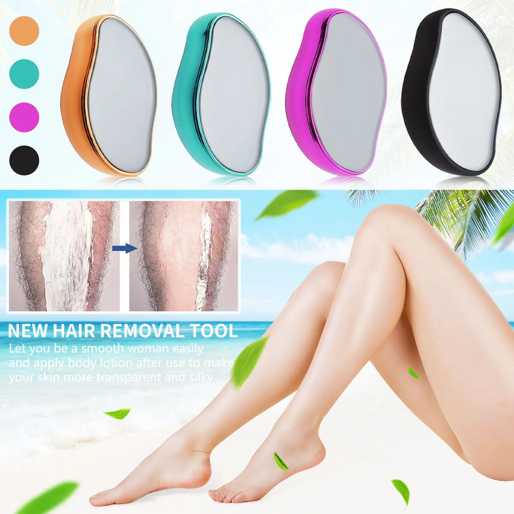 Painless Crystal Hair Eraser and Exfoliator Tool