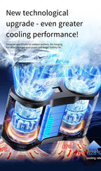 Portable Rechargeable Camping Fan with Night Light and Power Bank