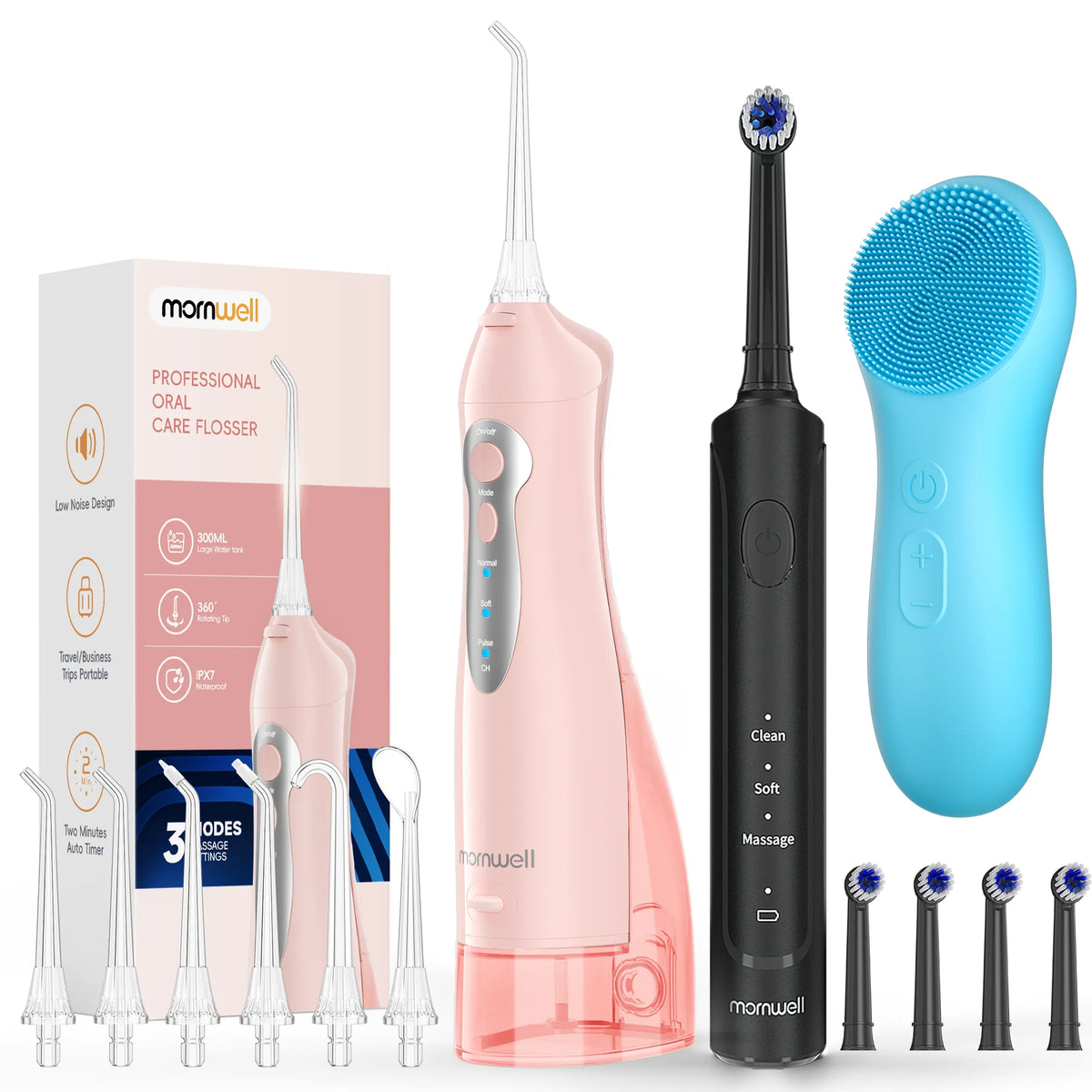 3-in-1 Professional Oral and Facial Cleaning Kit