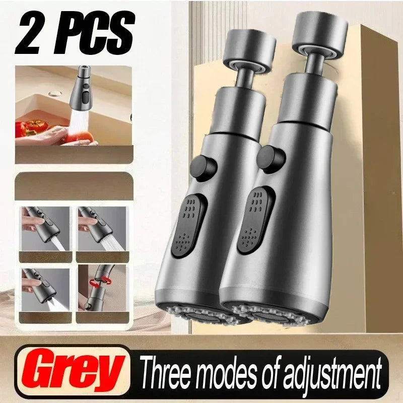 3-Mode Adjustable Kitchen Faucet Sprayer Head