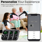 Wireless Heated Shoulder Massager with Vibration and App Control