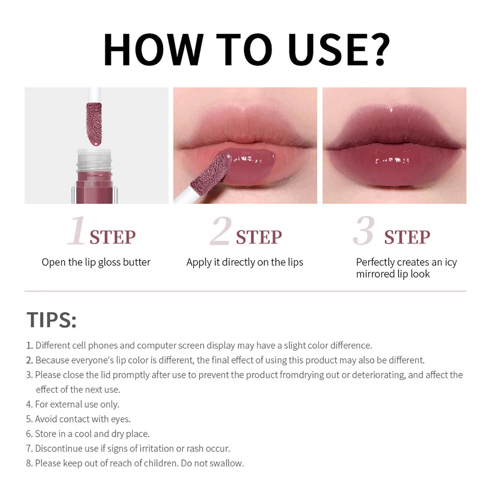 Hydrating Mirror-Finish Lip Gloss for Smooth Plump Lips - 15
