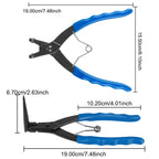 90 Degree Bent Nose Circlip Pliers for Automotive Repairs