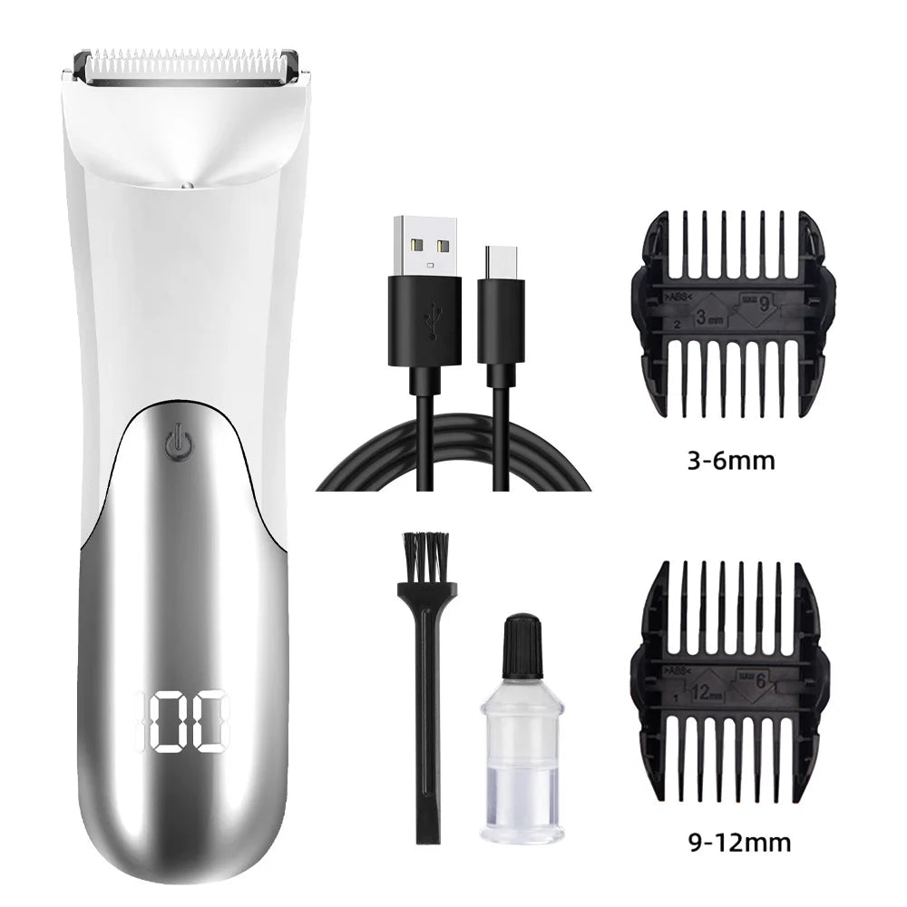 Electric Groin and Body Hair Trimmer