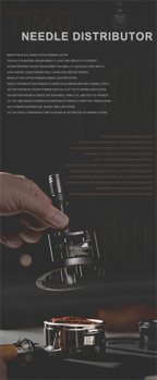 Adjustable Espresso Coffee Distribution and Stirring Tool