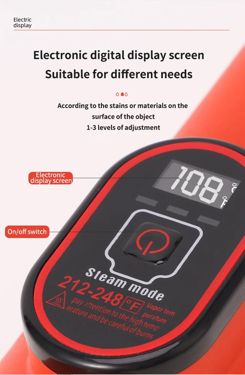High-Pressure Handheld Steam Cleaner for Home Deep Cleaning - 17