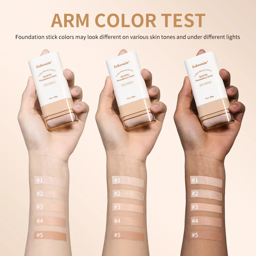 Matte Foundation Stick with Built-in Blending Brush