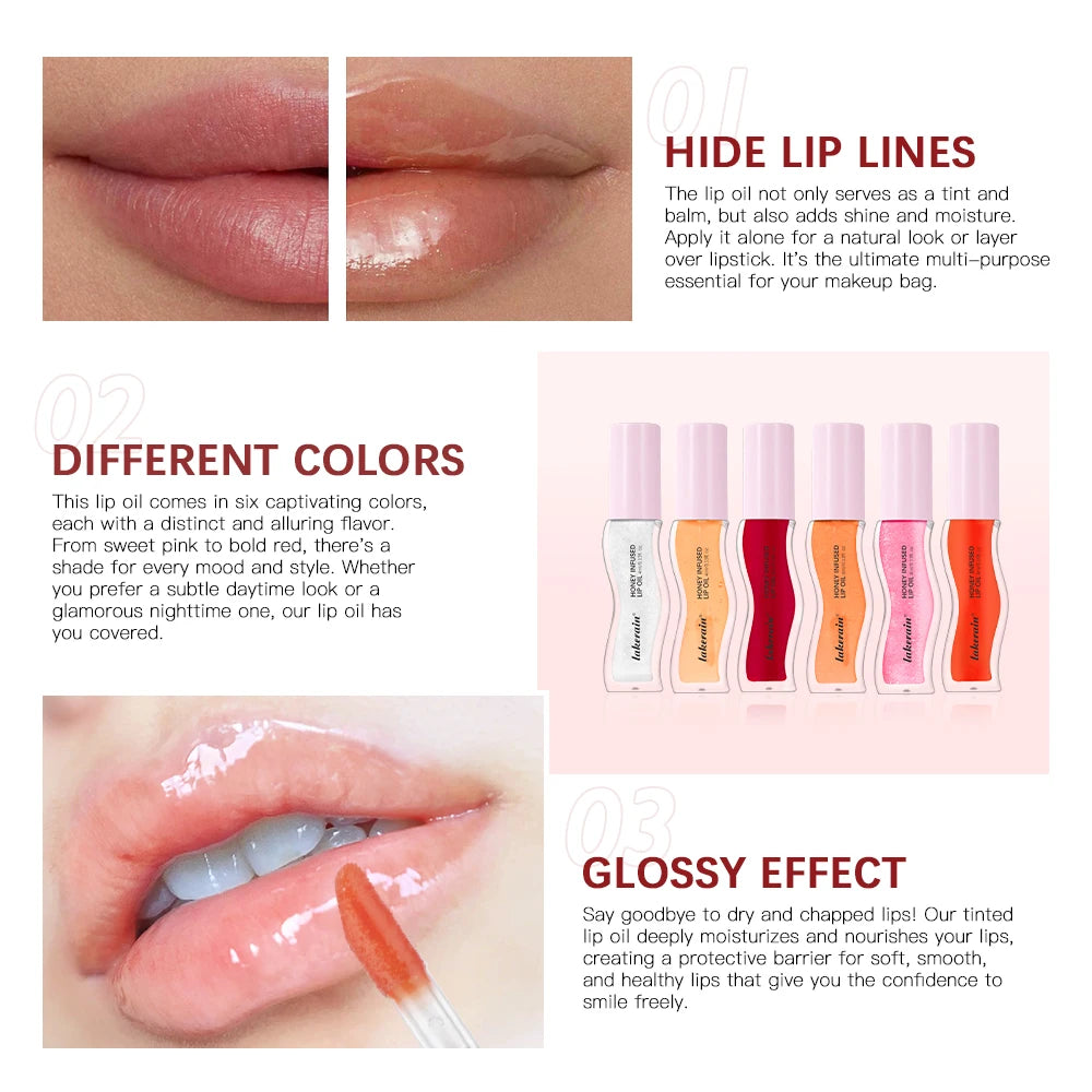 Honey Infused Moisturizing Lip Gloss Oil