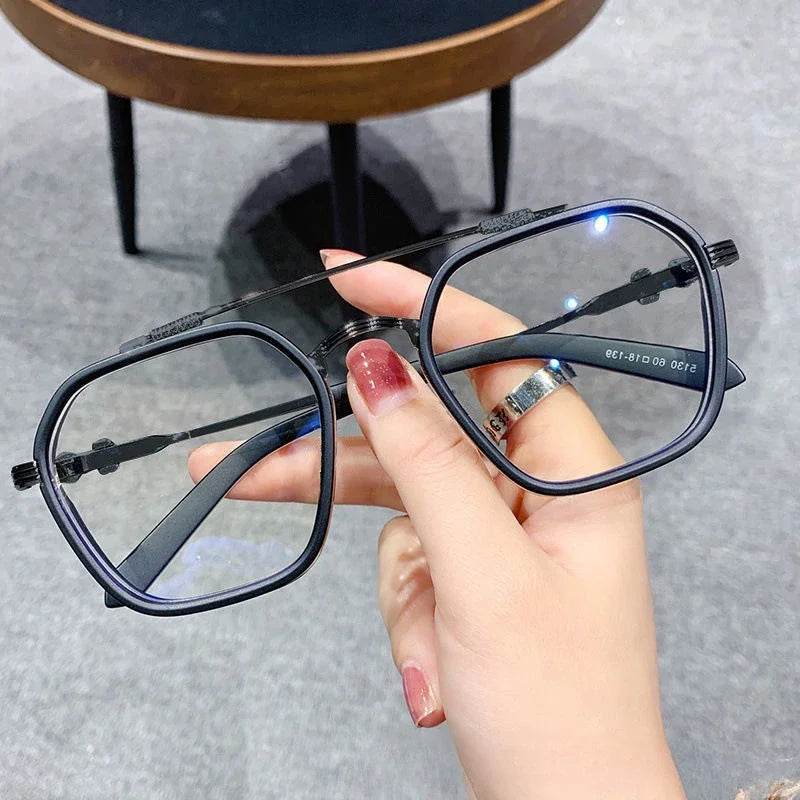 Anti-Blue Light Square Glasses for Men and Women