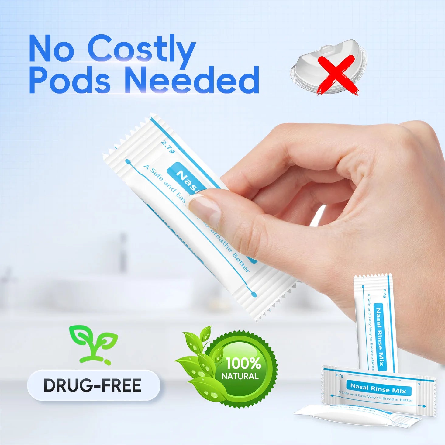 Electric Nasal Irrigation and Water Flosser Combo System - 15