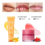 Moisturizing Lip Balm and Sleeping Mask Care Set