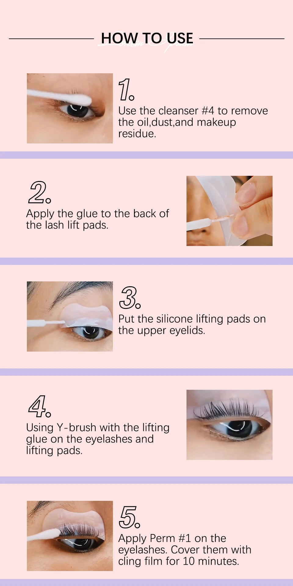 Professional Semi-Permanent Eyelash Lifting and Curling Kit