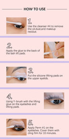 Professional Semi-Permanent Eyelash Lifting and Curling Kit
