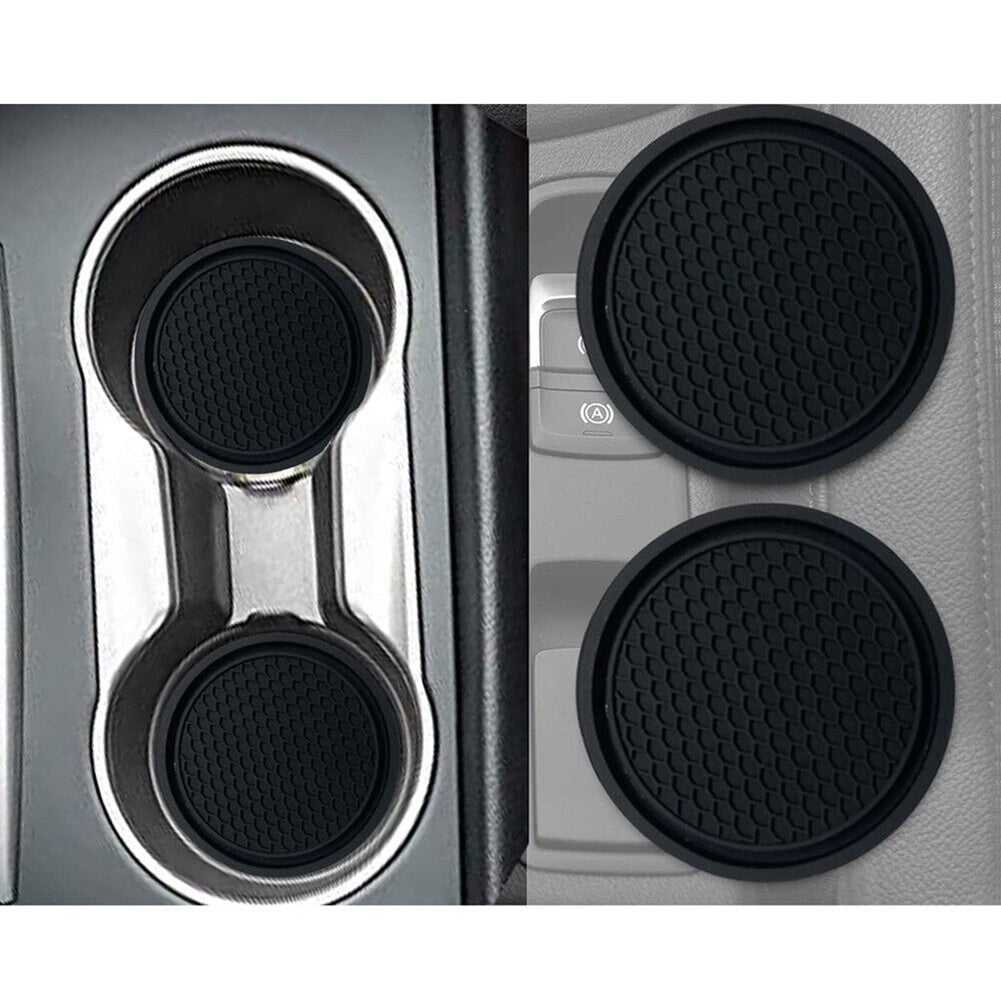 Anti-Slip Car Cup Holder Coasters - 2 Pack