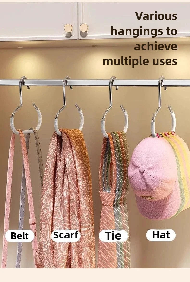 Circle Ring Hat Organizer Rack for Closet