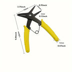 Multifunctional 4-in-1 Circlip Snap Ring Plier Tool