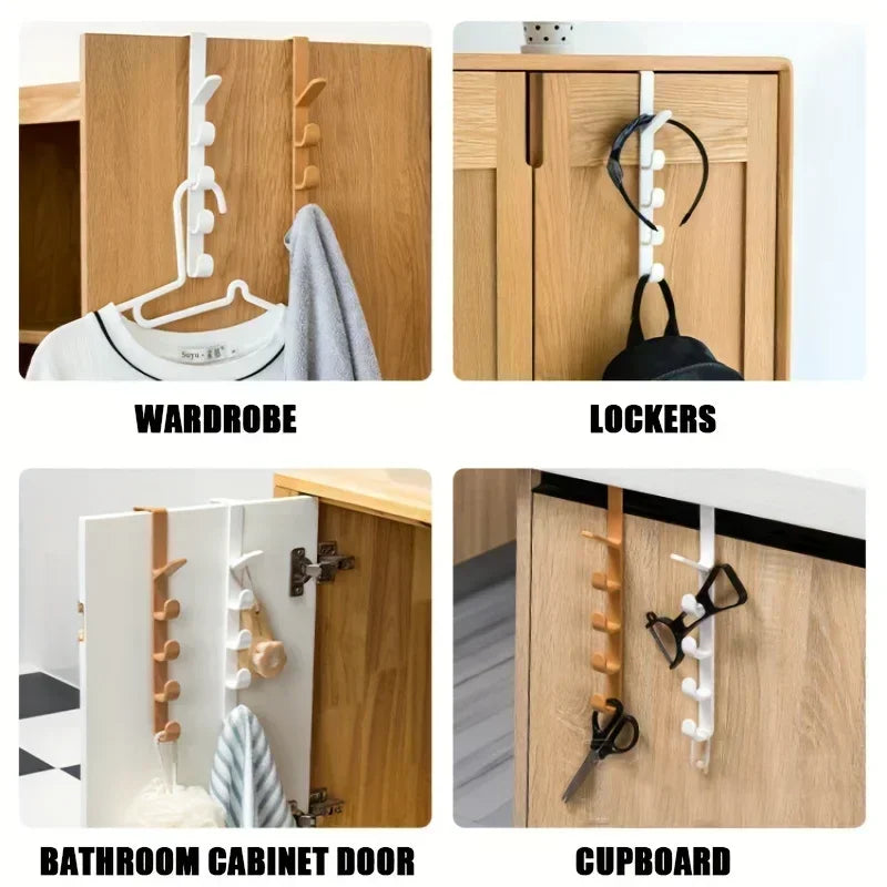 Over-the-Door Multi-Hook Organizer for Bags and Hats - 6