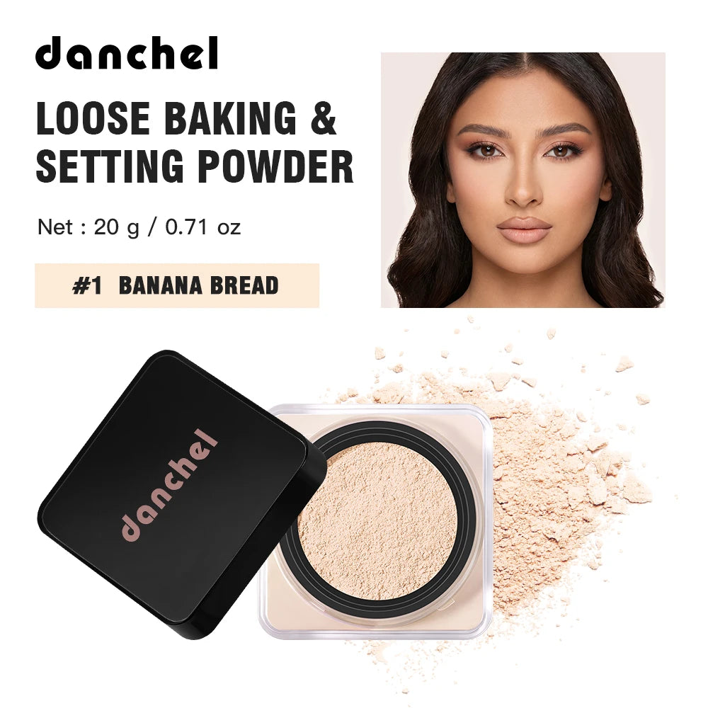 Matte Oil-Control Loose Setting Powder for Flawless Makeup