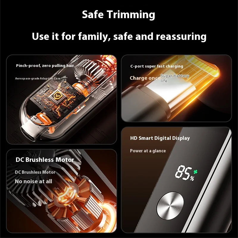 Rechargeable Electric Nose and Ear Hair Trimmer