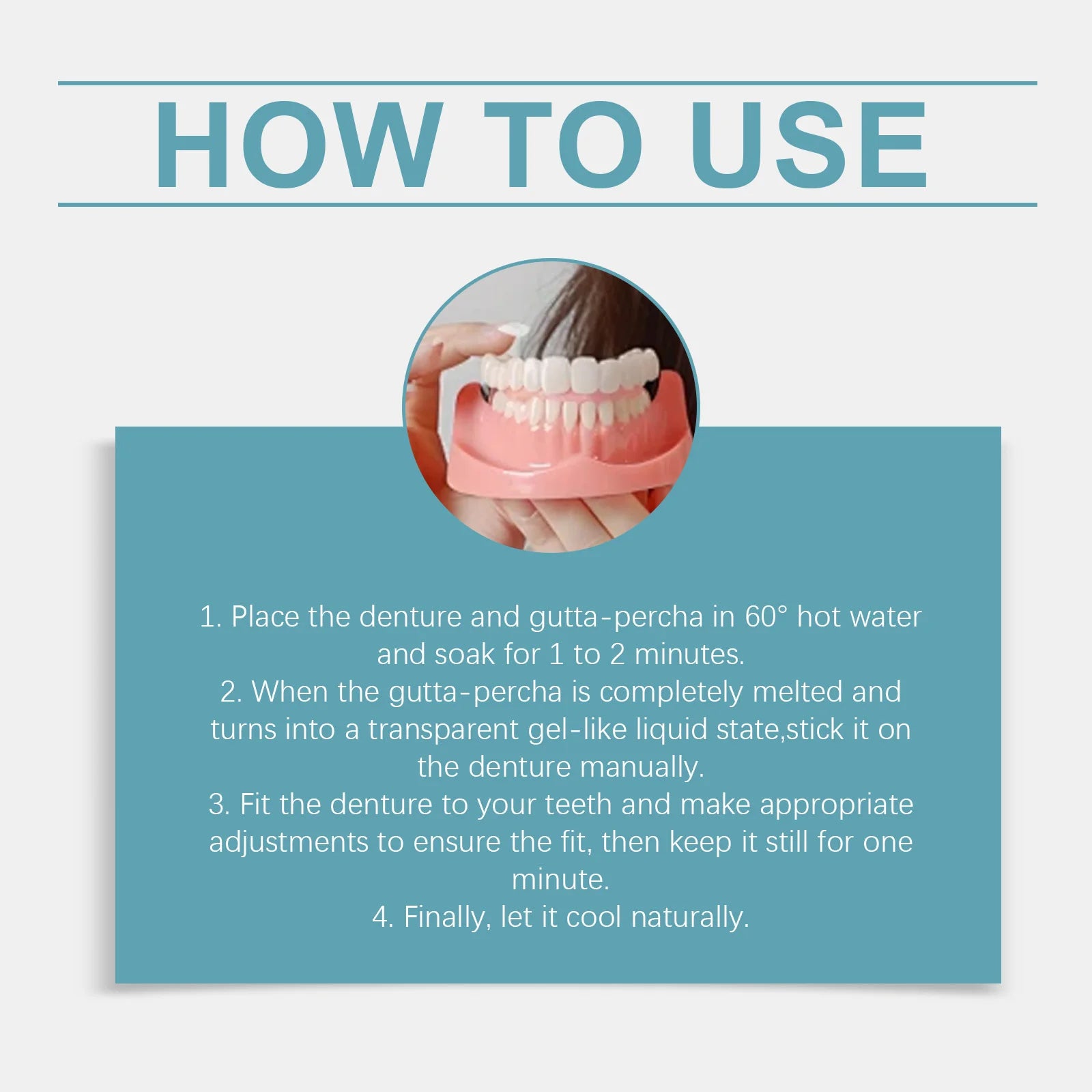 Temporary Silicone Denture Kit for Smile Restoration - 20
