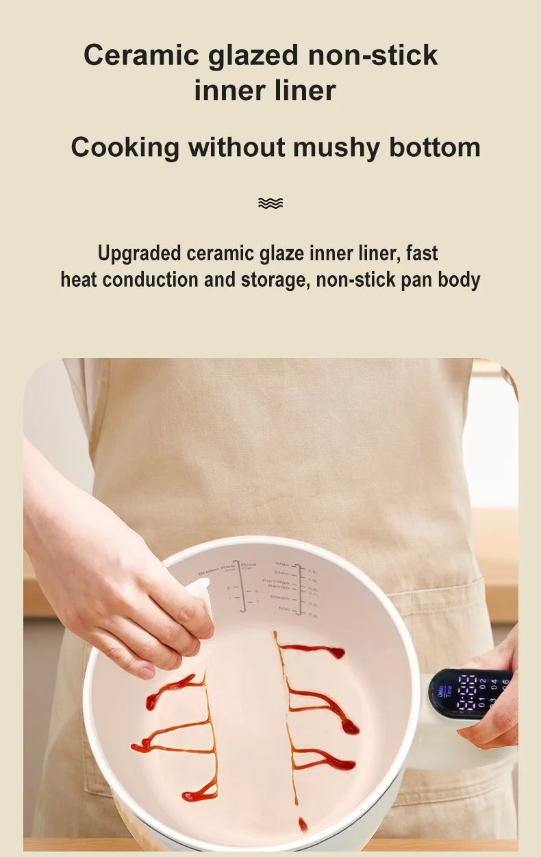 Portable Electric Multi-Cooker for Dorms and Travel - 15