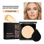 Matte Oil-Control Pressed Setting Powder for Face Makeup