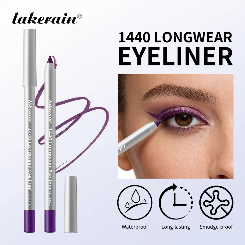 Waterproof Long-Lasting Smudge-Proof Eyeliner Pencil - 3