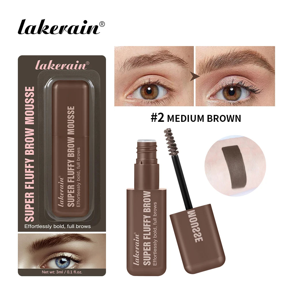 Volumizing Eyebrow Mousse Gel for Fluffy Brows