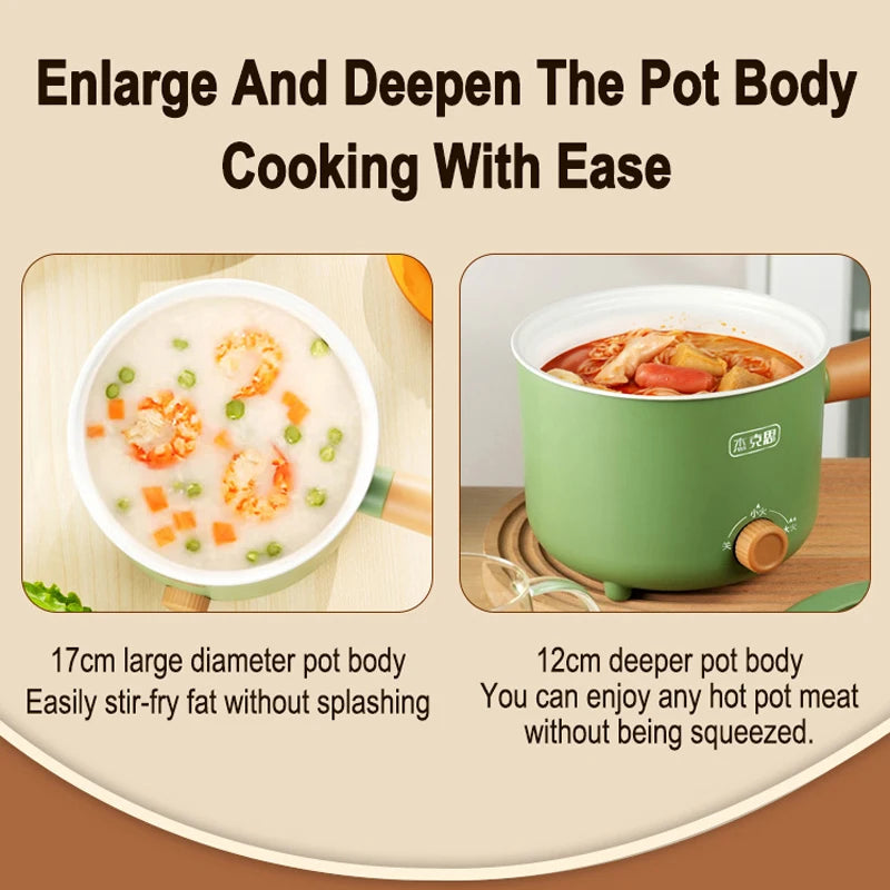Compact Electric Multi-Cooker for Quick Home Meals