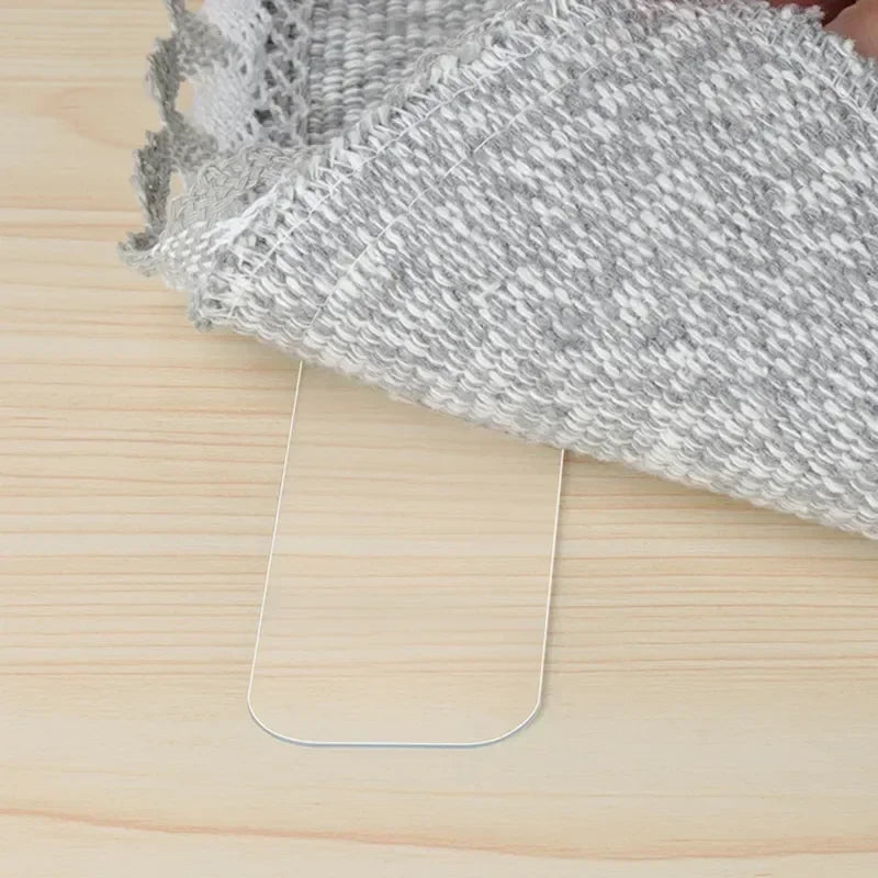 Heavy-Duty Transparent Reusable Nano Adhesive Tape Pads