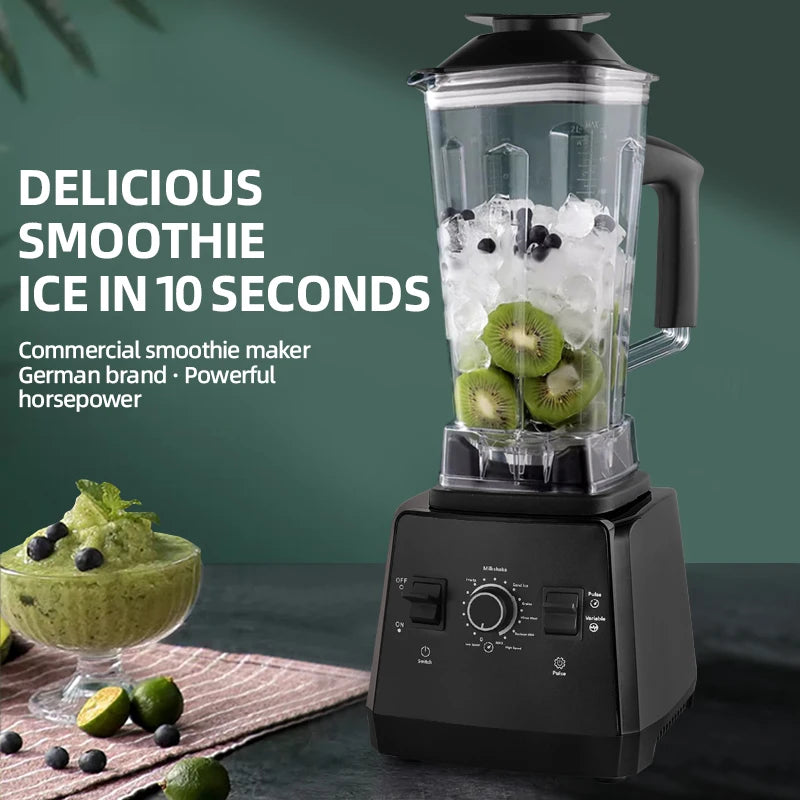 Professional 2L High-Speed Kitchen Blender and Food Processor