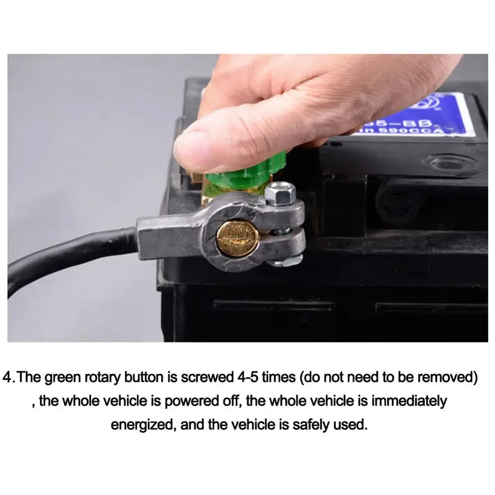 Quick-Release Car Battery Disconnect Switch