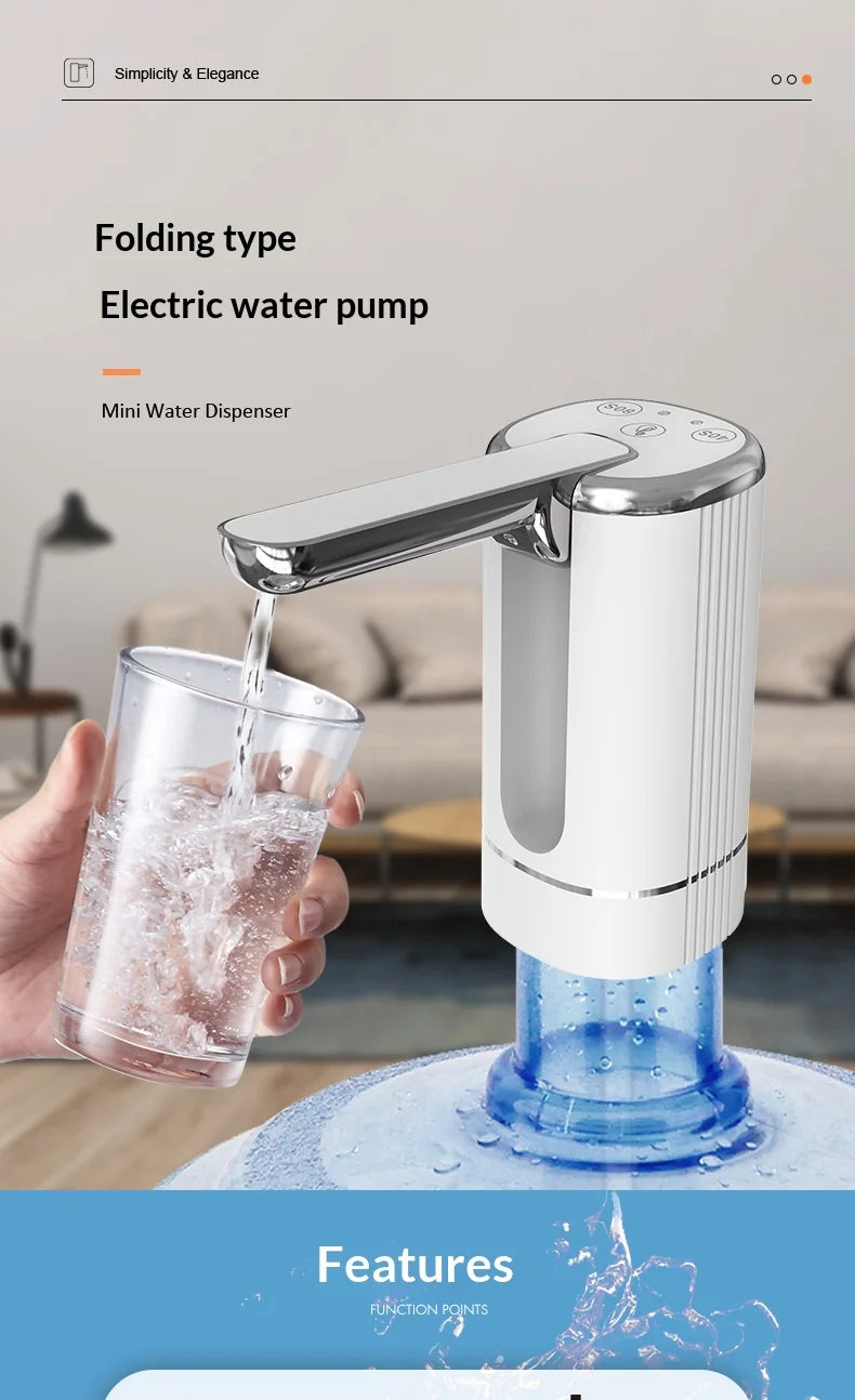 Portable Electric Folding Water Dispenser Pump - 7