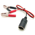 12V Battery Clip-on Cigarette Lighter Power Socket Adapter