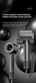 Wall-Mounted Ionic Hair Dryer for Home and Bathroom