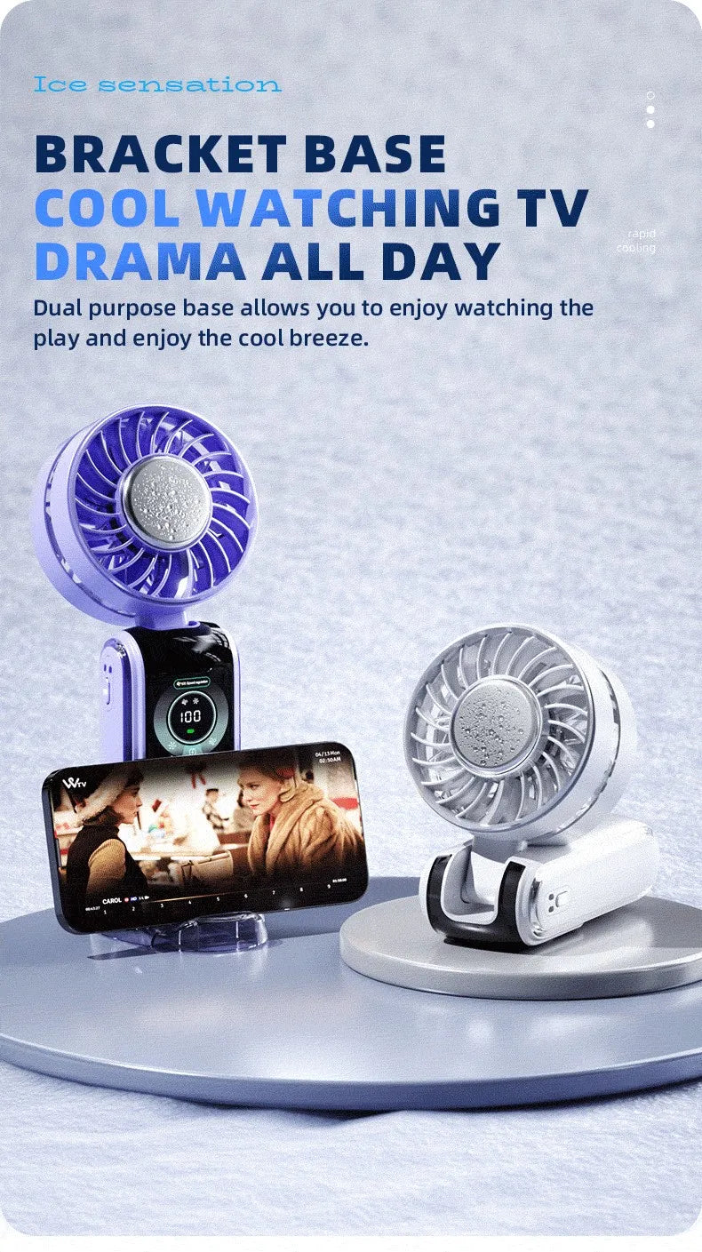 Portable Semiconductor Handheld Cooling Fan - 17