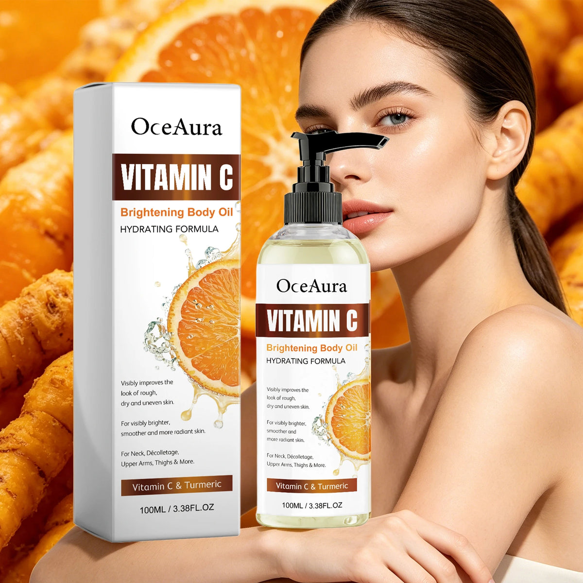 Turmeric and Vitamin C Brightening Body Oil