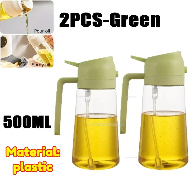 2-in-1 Kitchen Oil Dispenser and Spray Bottle