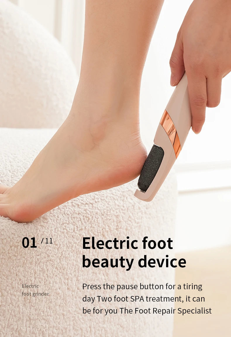 Electric Rechargeable Foot Callus Remover for Pedicure - 9