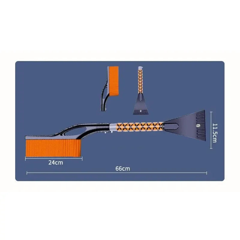 Extendable Car Snow Brush and Ice Scraper for Winter