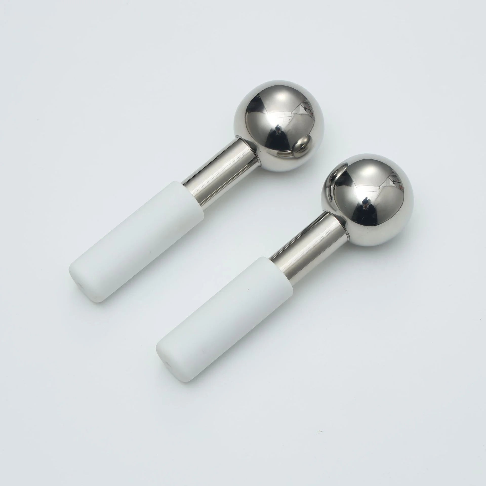 Stainless Steel Cooling Ice Globes for Facial Puffiness and Skincare - 16