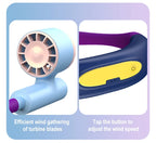 Portable Rechargeable Hands-Free Neck Fan for Travel and Sports